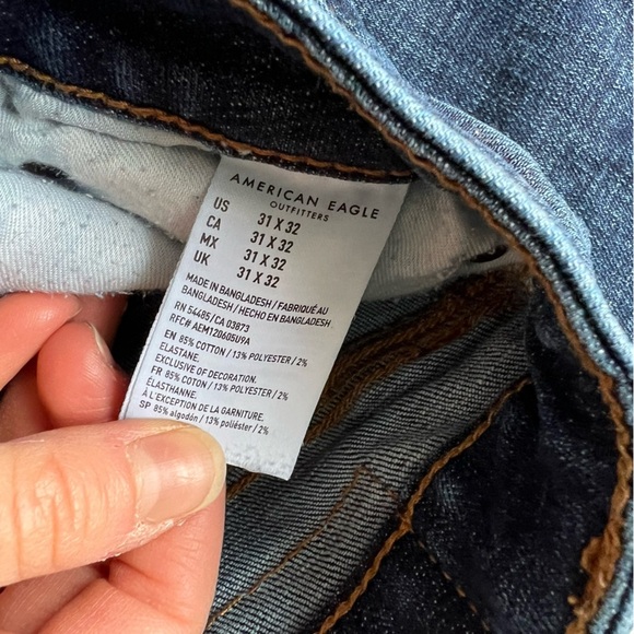 AE Men’s Slim Straight Flex Jeans - Picture 8 of 8